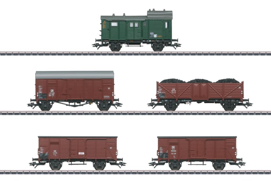Trix 24825 Güterwagen (5 er Set) Ep. III DB, Clubmodell