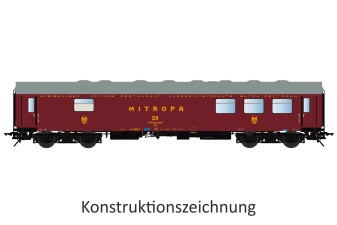 Lenz 41182-01 Rekospeisewagen Ep. IV DR