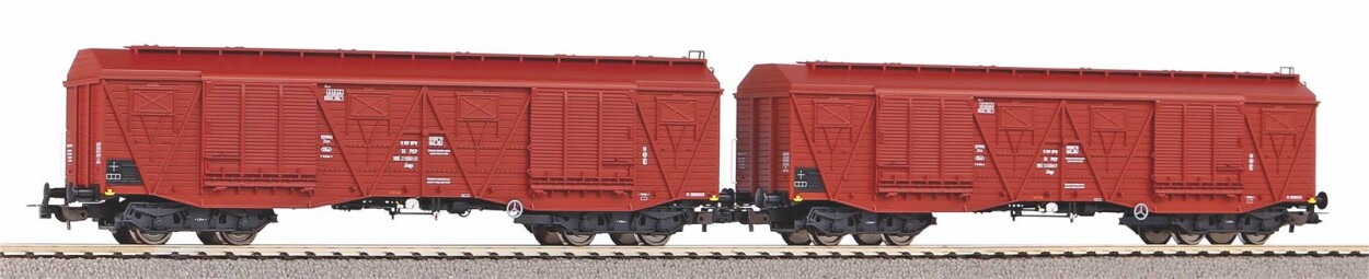 PIKO 58259 Güterwagen (2er Set) Ep. V PKP