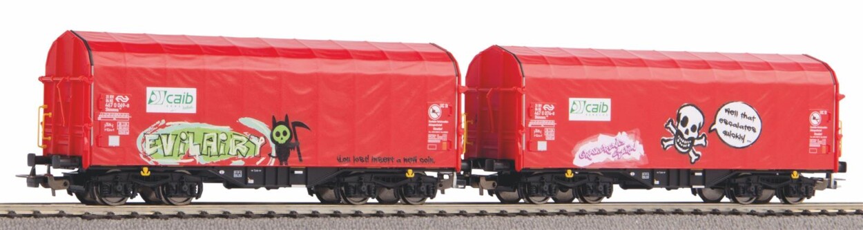 PIKO 58257 Güterwagen (2er Set) Ep. VI NS