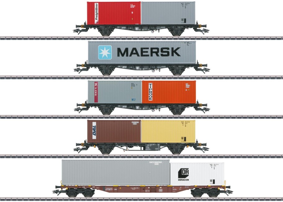 Märklin 47680 Containerwagen-Set Ep. IV DB