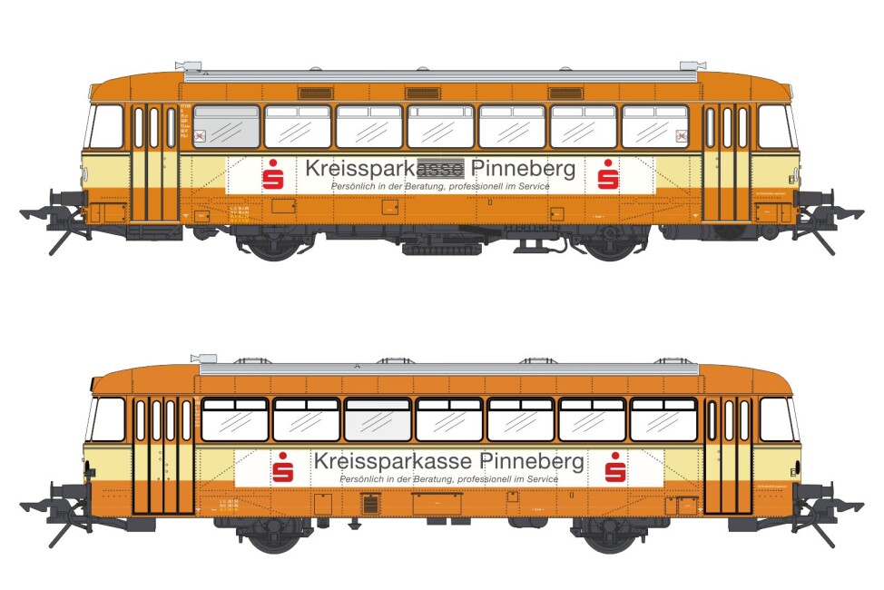 Lenz 40193-05 Editionmod. Schienenbus VT98/VS98 AKN