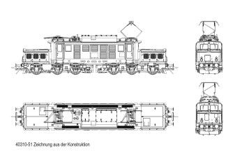 Lenz 40310-51 Elektrolok 1020 018-6 &Ouml;BB Ep.5 orange