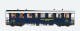 ESU 36641 Plattformwagen Pullman IIm ABD 4554 blau mit digitaler Beleuchtung Ep. V/VI DFB