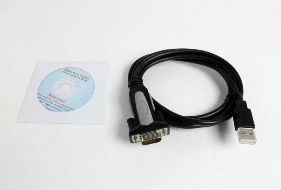 ESU 51952 Adapter USB-A auf RS232 Schnittstelle, USB-A Kabel 1.80m