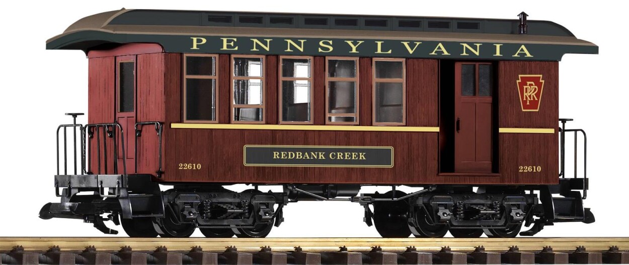 PIKO 38659 Personen-/ Packwagen PRR Neues Design