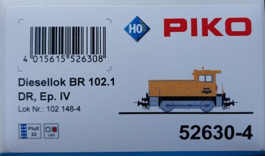 PIKO 52630-4 BR102.1 Diesellok 102 148-4 Ep. IV DR