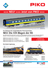 PIKO 97630 Personenwagen ICR 1. Kl. Ep. IV NS