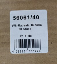 PIKO 56061/40 Radsatz ~ 10,3mm (50 Stk.)