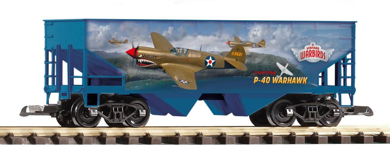 PIKO 38938 G-Schüttgutwagen Warbirds P-40