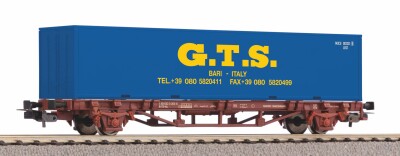 PIKO 27700 Containertragwagen GTS FS V 1x40 Container Ep....