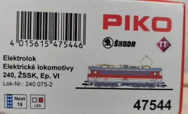 PIKO 47544 E-Lok BR 240 Ep. VI ZSSK