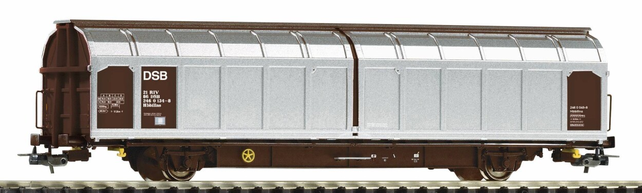 PIKO 54503 Großraumschiebewandwagen Silber/braun Ep. IV DSB