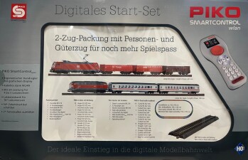 PIKO 59014 SmartControl WLAN 2er Zug-Set 2 Loks + 5 Wg....