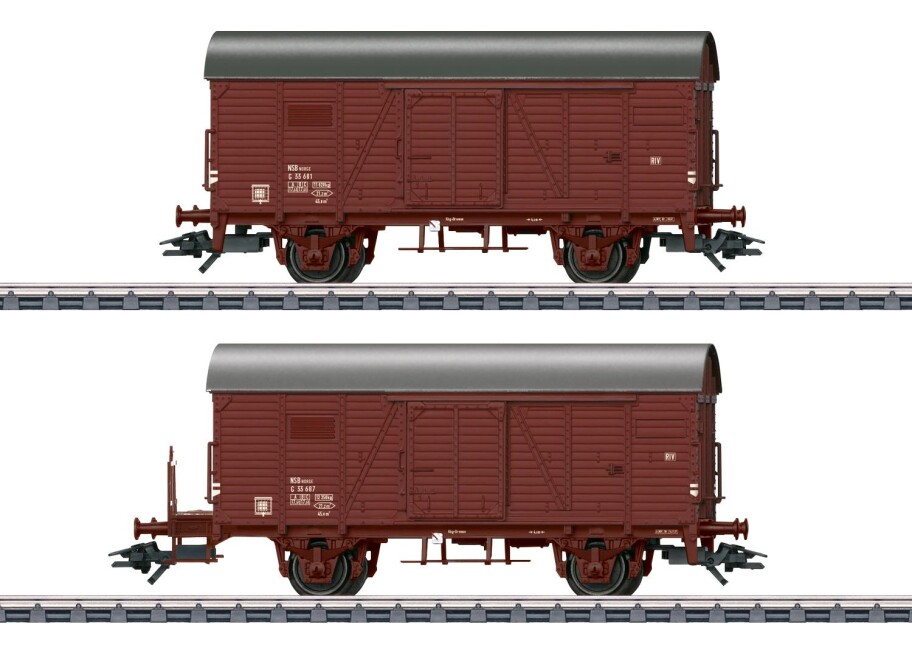 M Rklin Er Set Gedeckte G Terwagen Ep Iii Nsb