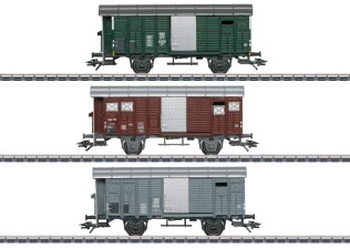 M&auml;rklin 46568 3er Set gedeckte G&uuml;terwagen K3 Ep. III SBB