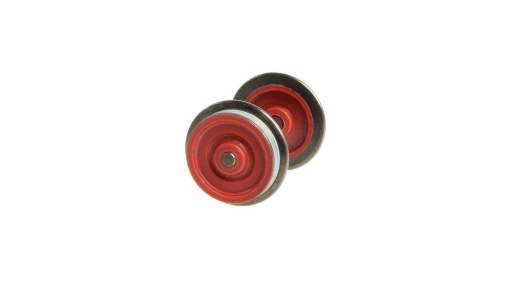 Gützold 31032080-16 Tenderradsatz rot mit Haftreifen (alt 52100-16, 52030-17, 52300-17, 32100-17)