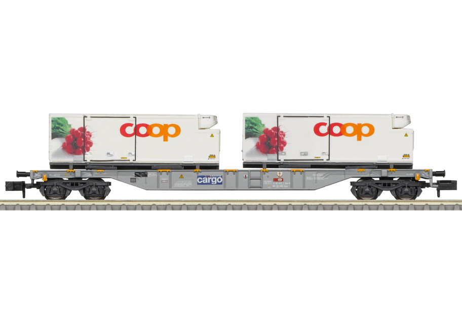 Minitrix 15493 Containertragwagen coop® Sgns Ep. VI SBB