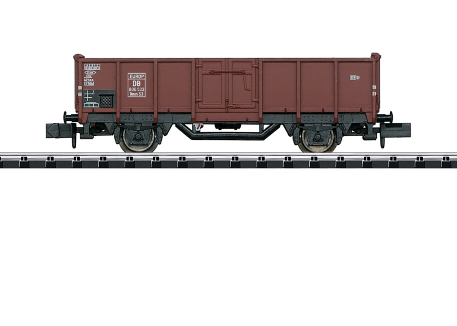 Minitrix 18082 Hobby- Güterwagen Bauart Omm 53 Ep. III DB