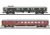 Minitrix 18286 2er Set Schnellzugwagen D 96 Set 1 Ep. III DB
