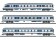 Minitrix 18289 3er Set Personenwagen Ersatzzug Ep. IV TRI