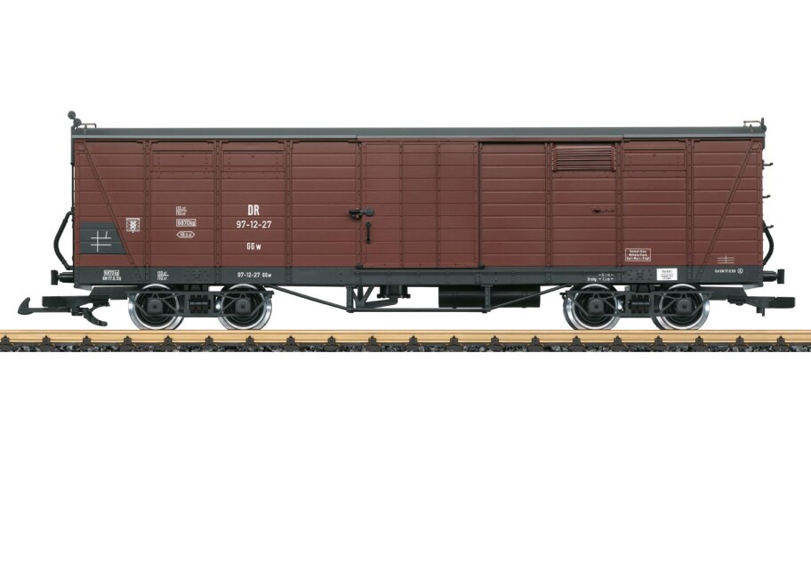 LGB 43602 DR gedeckter Güterwagen Ggw Ep. III DR