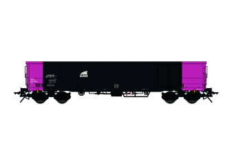 Lenz 42142-09 Hochbordwagen Eanos schwarz-pink ERR