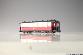 PMT 52433 Reisezugwagen elfenbein/rot mit Zierlinie Ep....