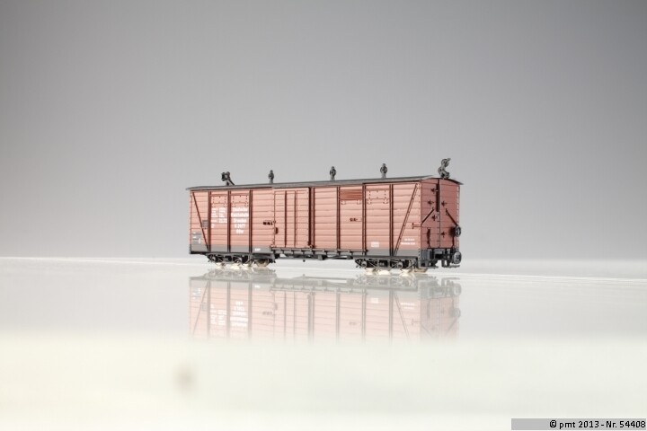 PMT 54408 Güterwagen gedeckt braun Ep. II DRG
