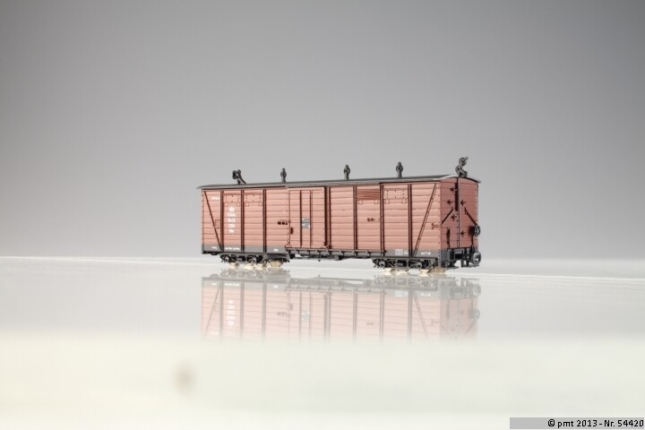 PMT 54420 Güterwagen gedeckt braun Ep. I K.Sächs.Sts.E.B.