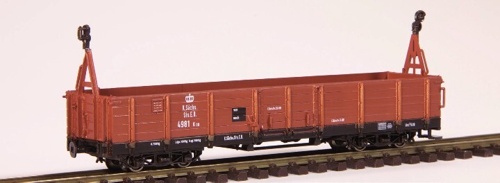 Technomodell 54423 - Offener Güterwagen, K.Sächs.Sts.E.B., Ep.I