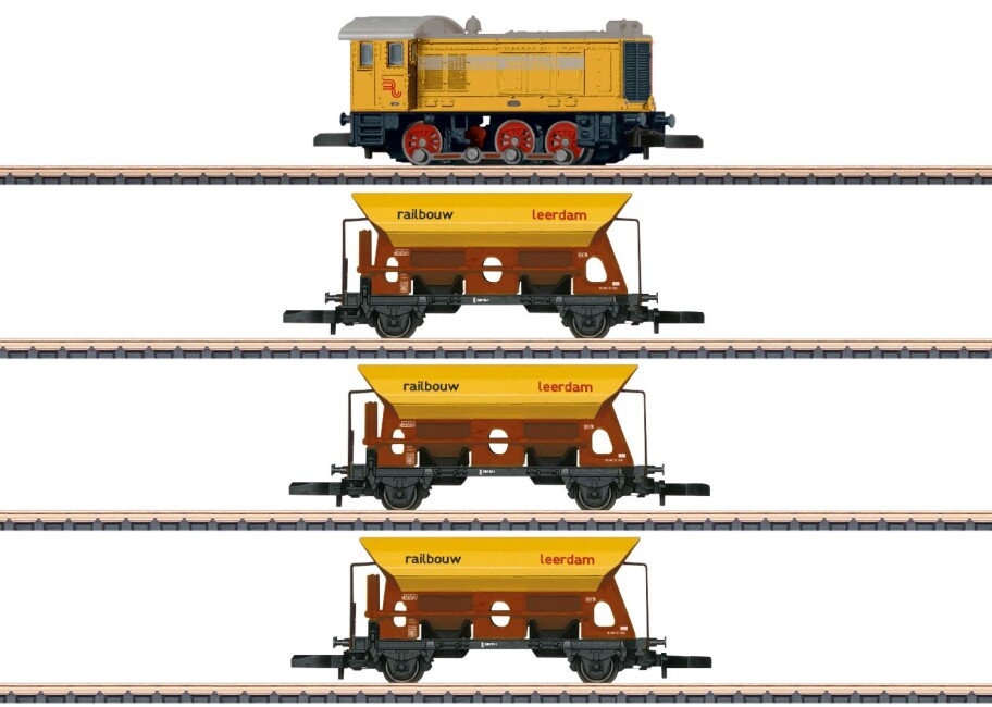 Märklin 81771 Gleisbauzug Railbouw Leerdam mit Diesellok V36 Ep. IV
