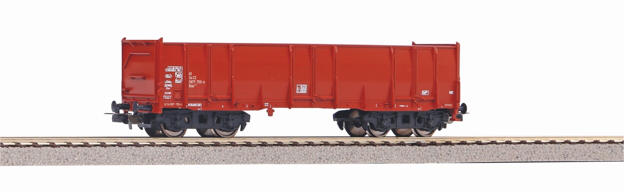 PIKO 98546E1 Güterwagen Eaos braun Wagennr. 1  Ep. VI CD