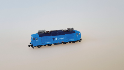 K&uuml;hn 95022 E-Lok BR372 Schlumpfine blau Ep. V CD Cargo