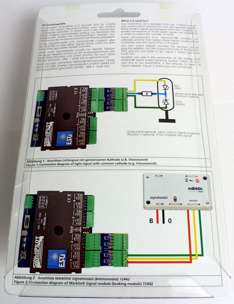 ESU 51809 SwitchPilot Adapter For Common Cathode Signals – HO Scale Model Railroad
