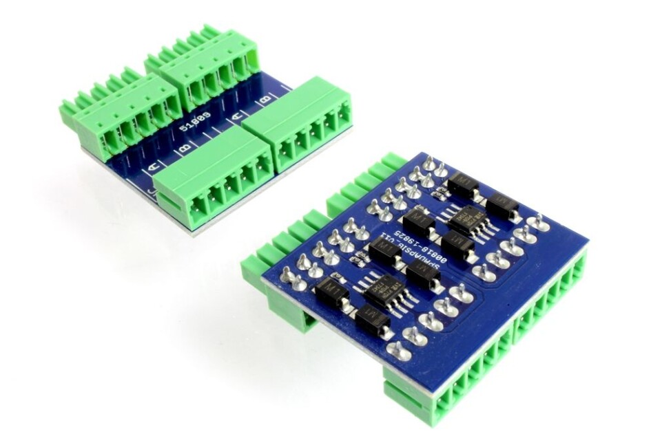 ESU 51809 SwitchPilot Adapter für Signale mit gemeinsamer Kathode. Set mit 2 Stück für insgesamt 8 Ausgänge