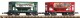 PIKO 38951 Sch&uuml;ttgutwagen Xmas North Pole Express 2er Set Weihnachten