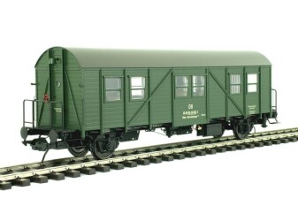 Lenz 41140-06 Bauzugwagen MCi RAL6020 Ep. IV DB