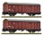 Fleischmann 831514 2er Set gedeckter G&uuml;terwagen Gbs Ep. IV DB