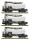 Fleischmann 846007 3er Set Knickkesselwagen Zacens Ep. VI ATIR_RAIL