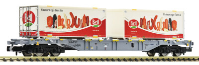 Fleischmann 865243 Containertragwagen + Bell Container Ep. VI AAE