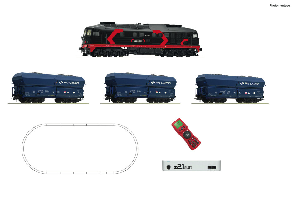 Roco 51342 Start-Set Güterzug mit Diesellok BR 232 z21 Ep. VI PKP