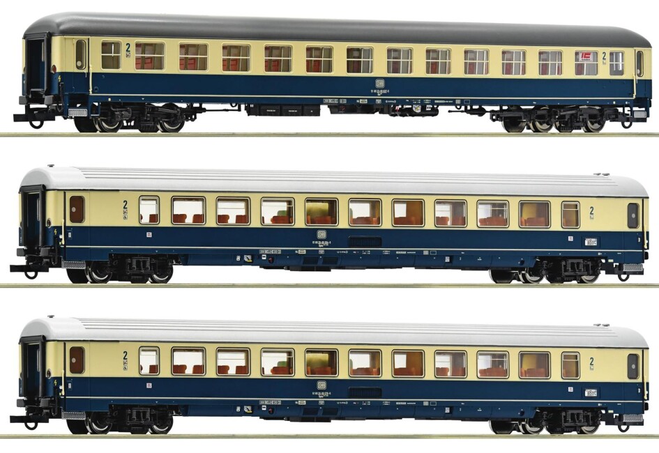 Roco 74035 3er Set EC "Erasmus" Eurocity 2 Ep. IV DB