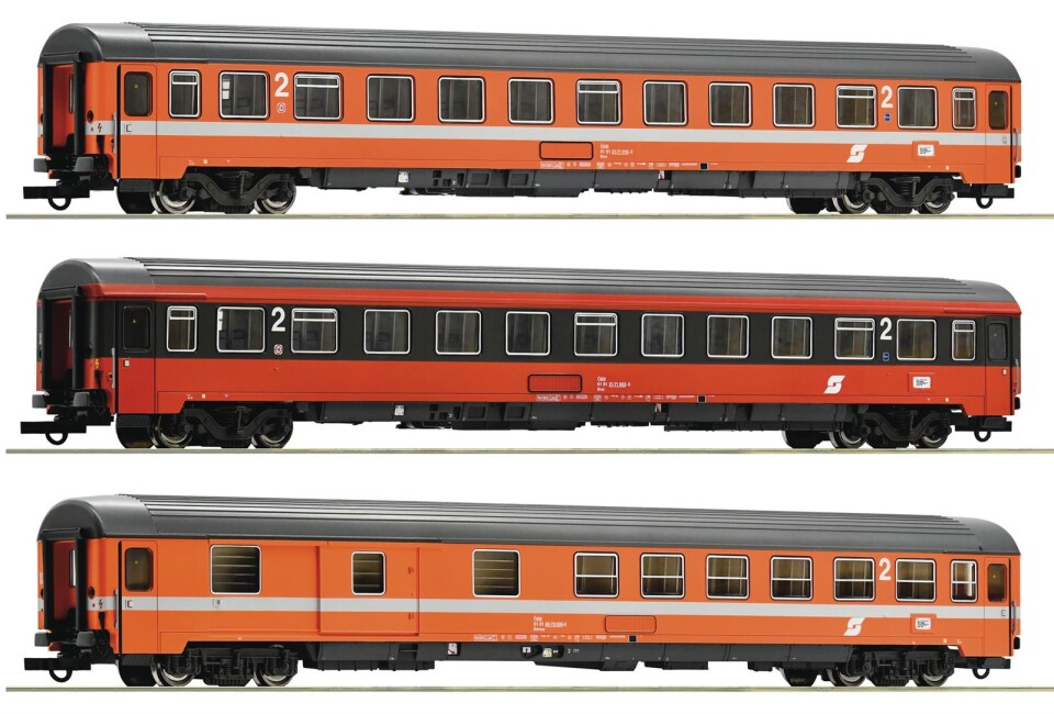 Roco 74043 3er Set EC 60 „Maria Theresia“ Eurocity 1 Ep. IV ÖBB