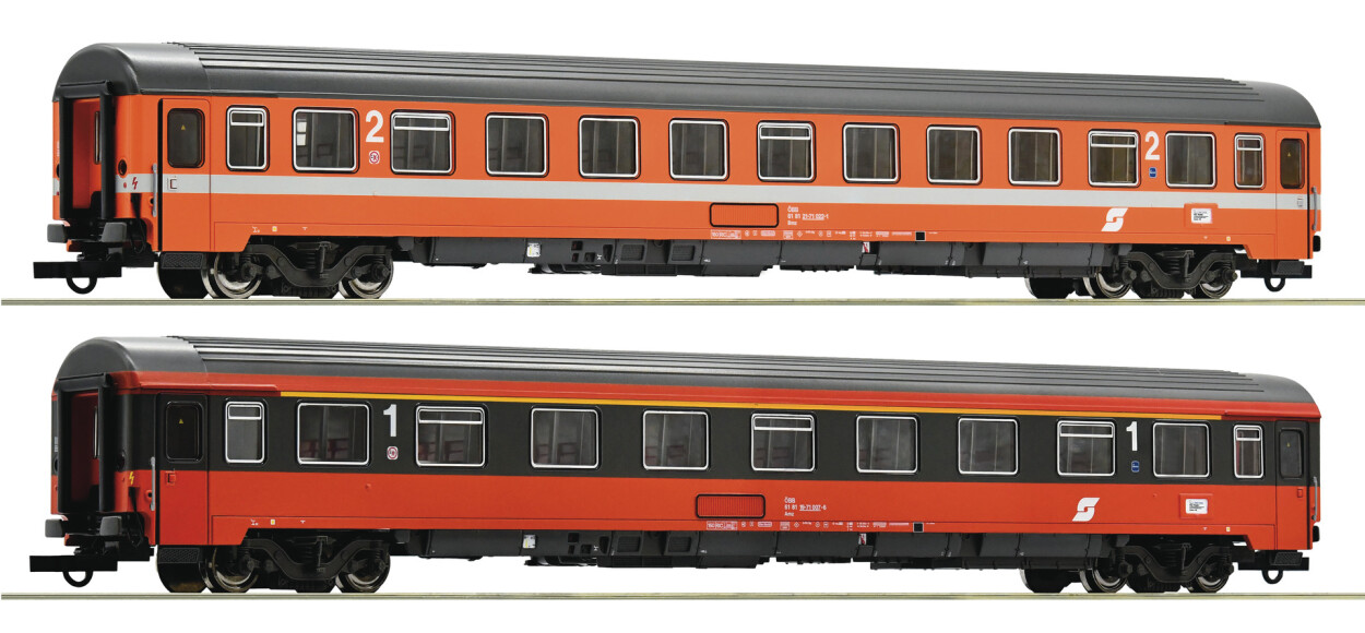 Roco 74045 2er Set EC 60 „Maria Theresia“ Eurocity 3 Ep. IV ÖBB