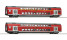 Roco 74148 2er Set Doppelstockwagen DABpza NRW Ep. VI DB AG