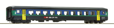 Roco 74567 EWII-Reisezugwagen 2. Kl. 2 Ep. V-VI SBB