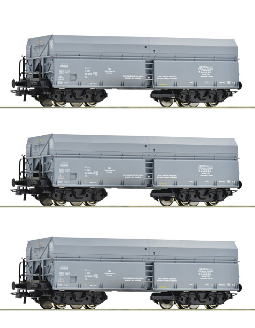 Roco 76008 3er Set Selbstentladewagen Ep. V PKP