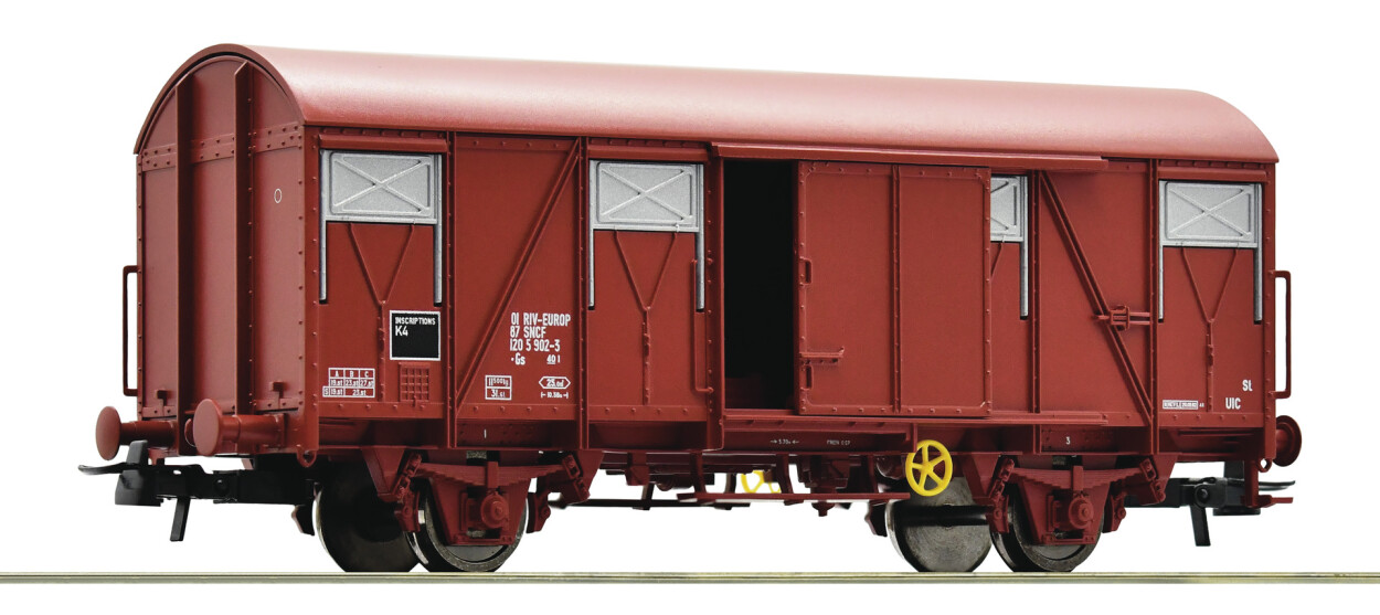 Roco 76319 Gedeckter Güterwagen Gs Ep. IV SNCF