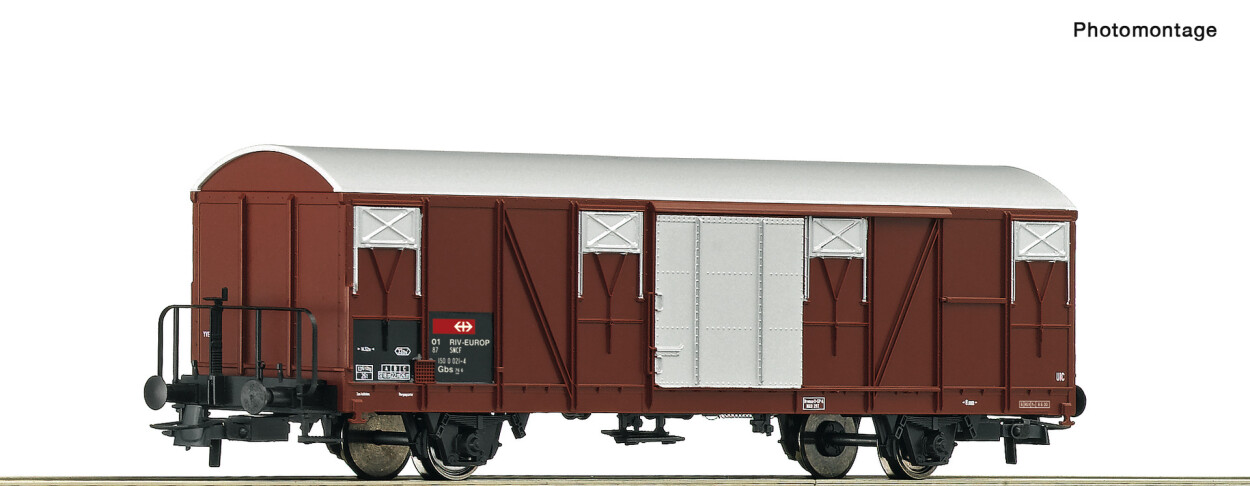 Roco 76661 Gedeckter Güterwagen Gbs Ep. V SNCF